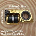 Magnetic EDC Finger Spinner – Metal Fidget Toy with Clear Sound