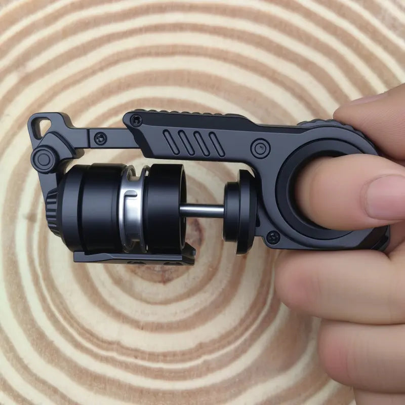 Magnetic EDC Finger Spinner – Metal Fidget Toy with Clear Sound