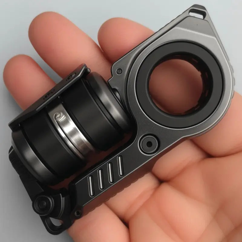 Magnetic EDC Finger Spinner – Metal Fidget Toy with Clear Sound