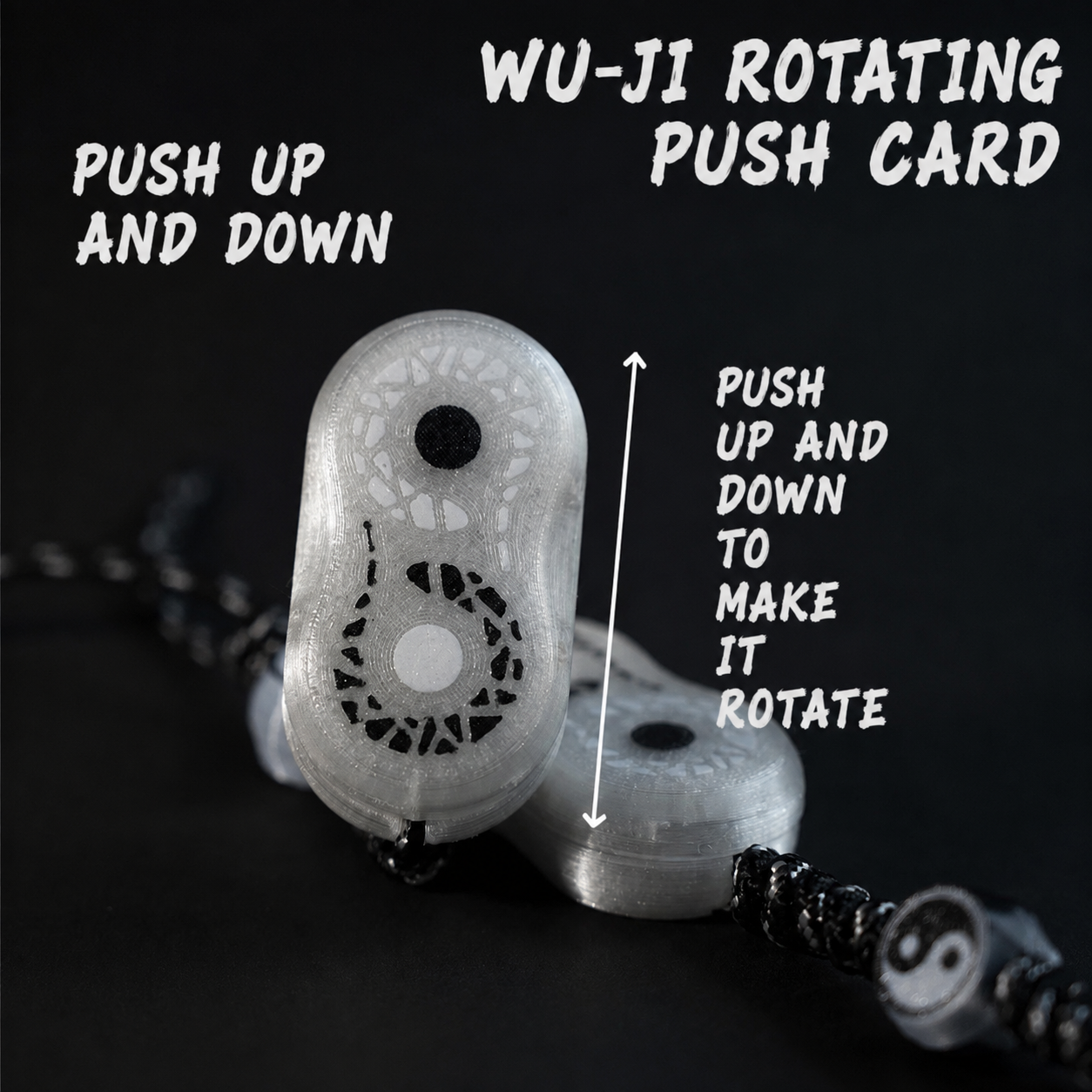 WUJI ROTATING PUSH CARD