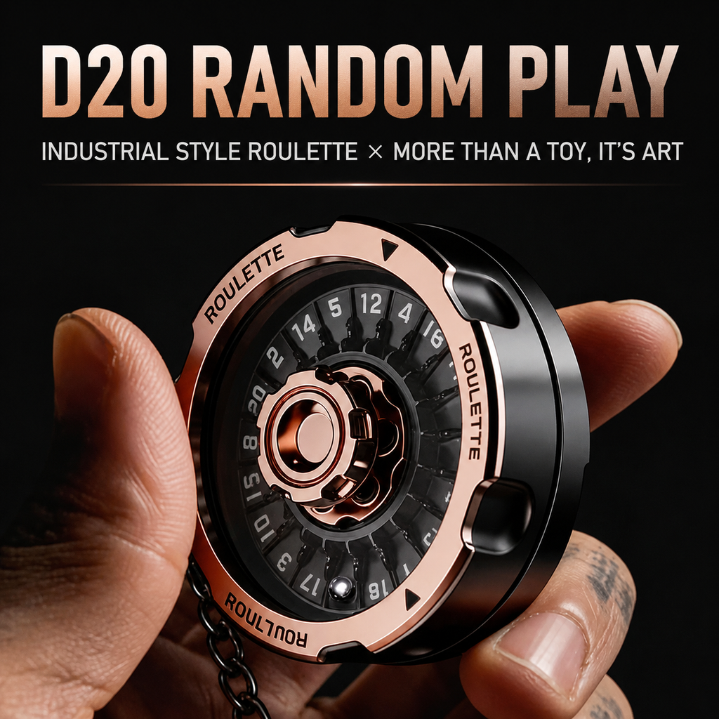D20 Mechanical Decision Spinner